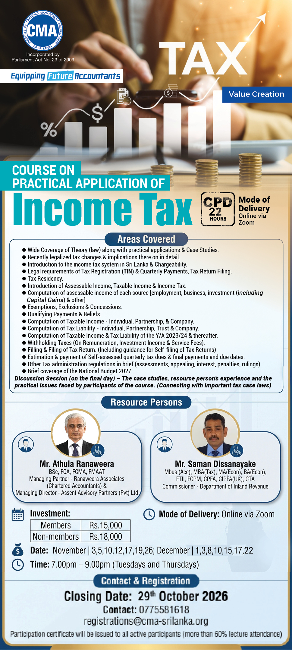 ???? Practical Application of Income Tax – 2026